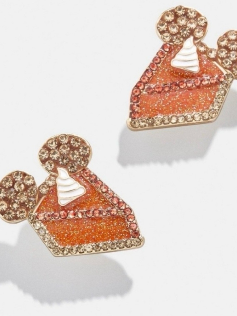 BaubleBar Disney Mickey Pumpkin Pie Thanksgiving Stud Earrings Set